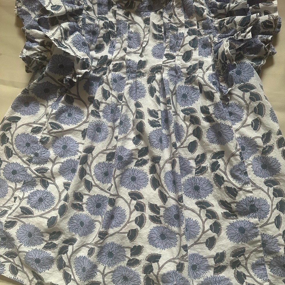 Victoria Dunn Blue Ruched Off-the-Shoulder Sundress